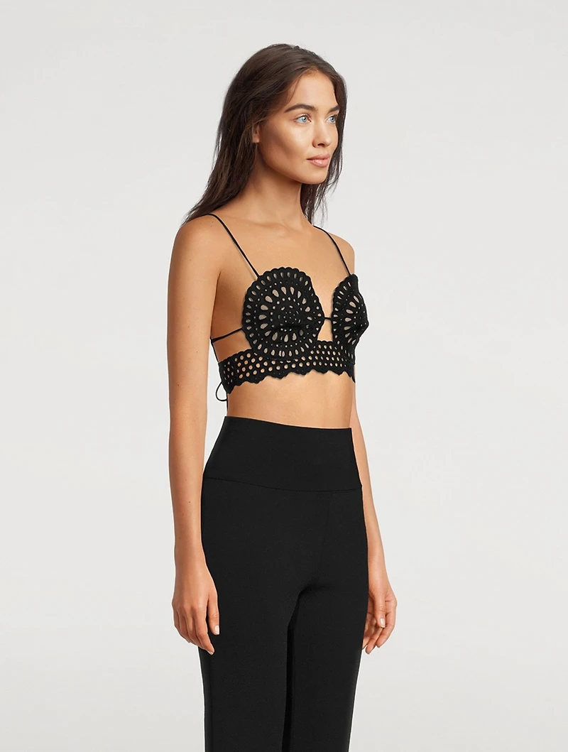 Broderie Anglaise Bralette