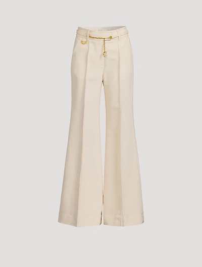 Kaleidoscope Wide-Leg Trousers