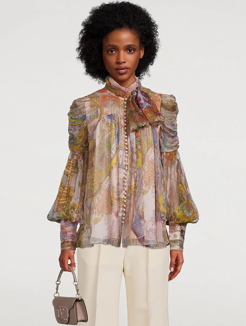 Kaleidoscope Lurex Blouse