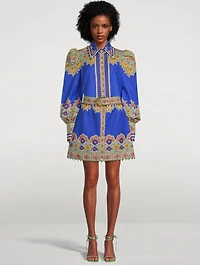 Cosmic Sagittarius Mini Skirt