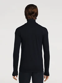 Voss Wool-Blend Colourblock Half-Zip Top