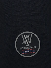Voss Wool-Blend Colourblock Half-Zip Top