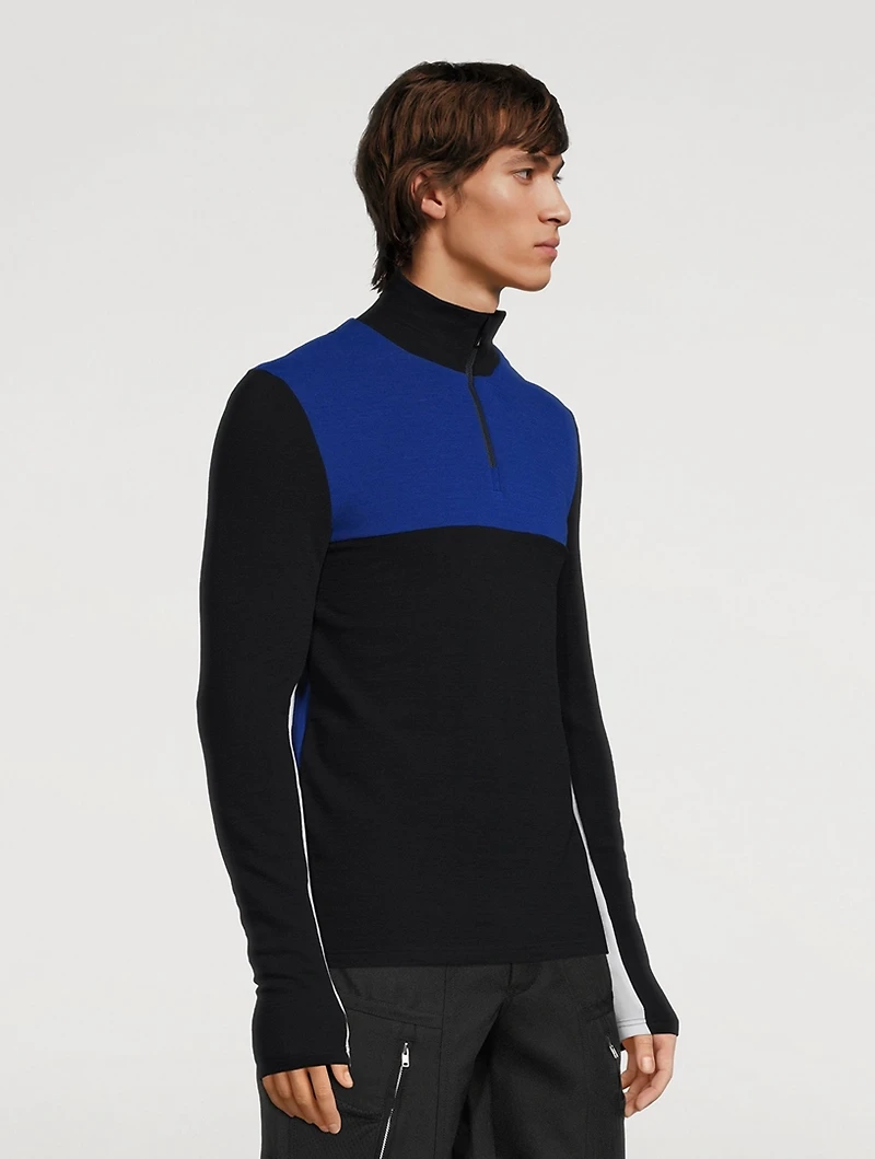 Tryvann Wool-Blend Zip Pullover