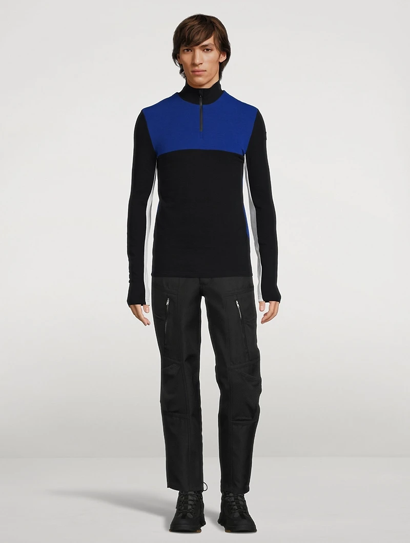 Tryvann Wool-Blend Zip Pullover