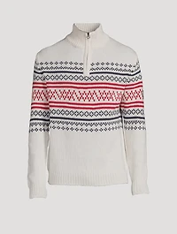 Setesdal Wool And Cashmere Zip Pullover