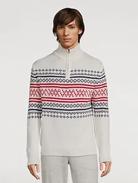 Setesdal Wool And Cashmere Zip Pullover