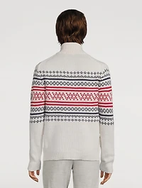 Setesdal Wool And Cashmere Zip Pullover