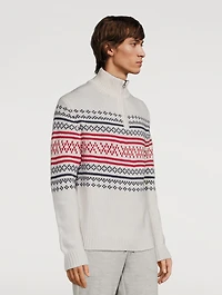 Setesdal Wool And Cashmere Zip Pullover