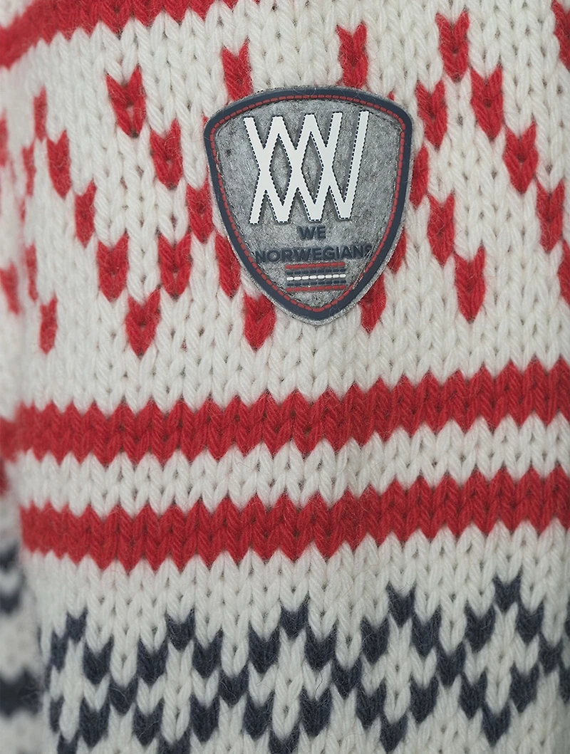 Setesdal Wool And Cashmere Zip Pullover