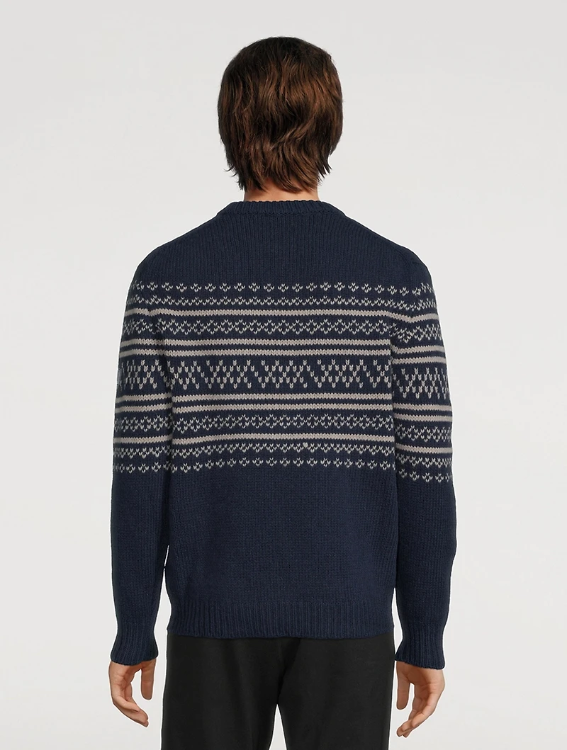 Setesdal Wool And Cashmere Crewneck Sweater