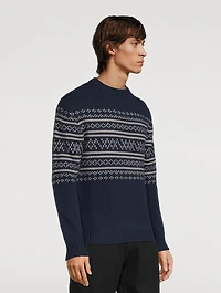 Setesdal Wool And Cashmere Crewneck Sweater