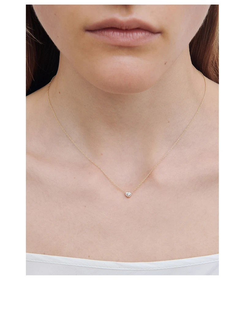 Orangerie De Coeur 18K Gold Diamond Necklace