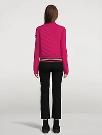 Laurelton Shearling-Trimmed Bomber Jacket