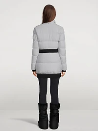 Cambria Shearling-Trimmed Down Jacket