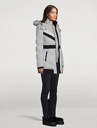 Cambria Shearling-Trimmed Down Jacket