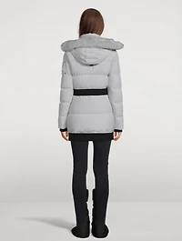 Cambria Shearling-Trimmed Down Jacket