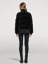 Seville Velour Down Puffer Jacket