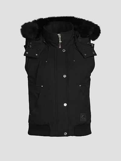Liberty Shearling-Trimmed Down Vest