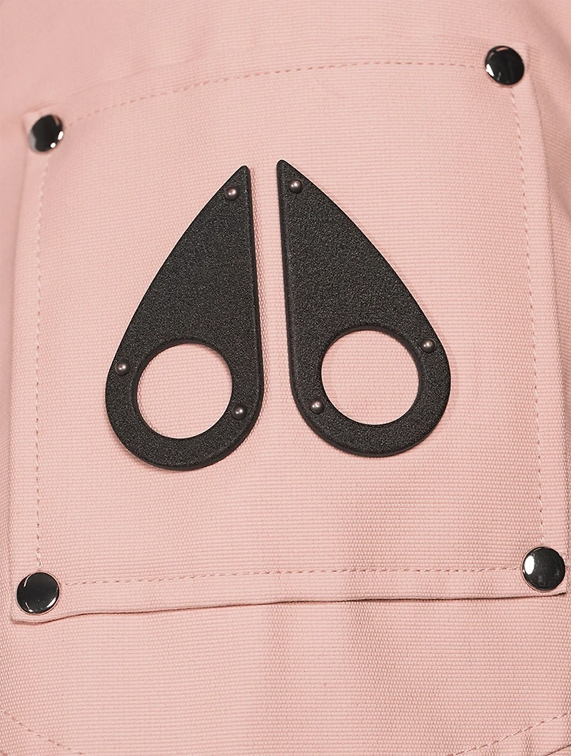 Debbie Shearling-Trimmed Down Bomber Jacket