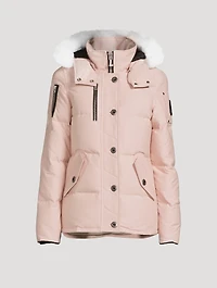 3Q Shearling-Trimmed Down Jacket