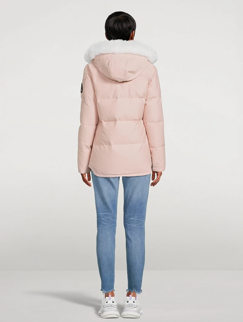 3Q Shearling-Trimmed Down Jacket