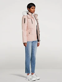 3Q Shearling-Trimmed Down Jacket