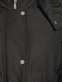 Cloud Shearling-Trimmed Down Parka