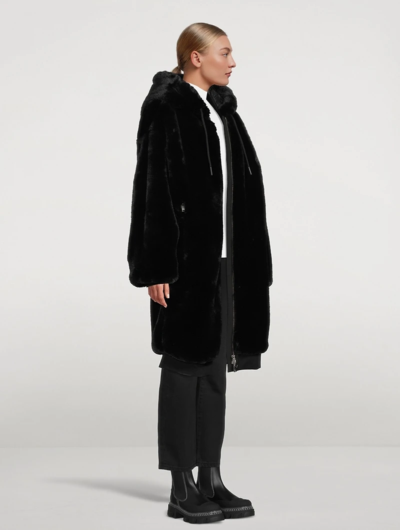 State XL Faux Fur Coat