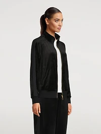 Adelphi Velour Track Jacket