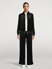 Adelphi Velour Track Jacket