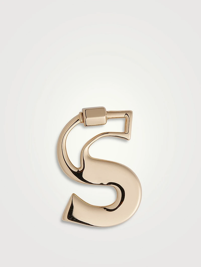 Gold 'S' Letter Lock