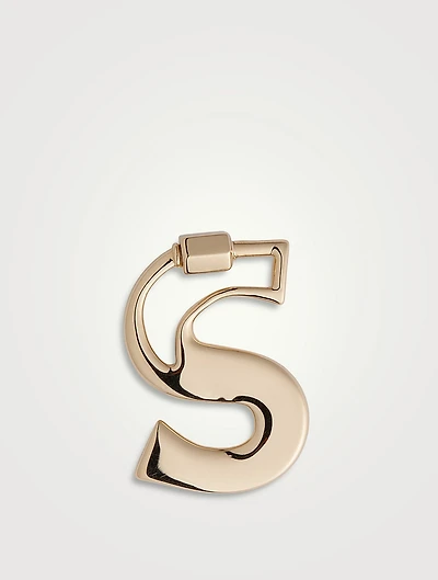 Gold 'S' Letter Lock