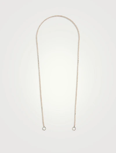 Inch 14K Gold Rolo Chain Necklace