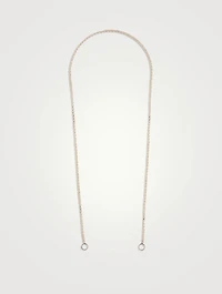 Inch 14K Gold Rolo Chain Necklace