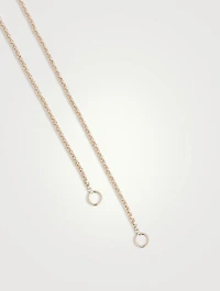 Inch 14K Gold Rolo Chain Necklace