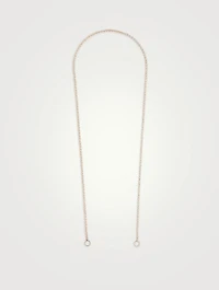 Inch 14K Gold Rolo Chain Necklace