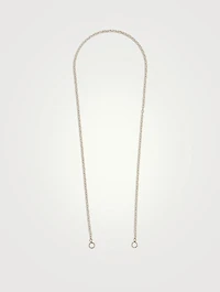 Inch 14K Gold Pulley Chain Necklace