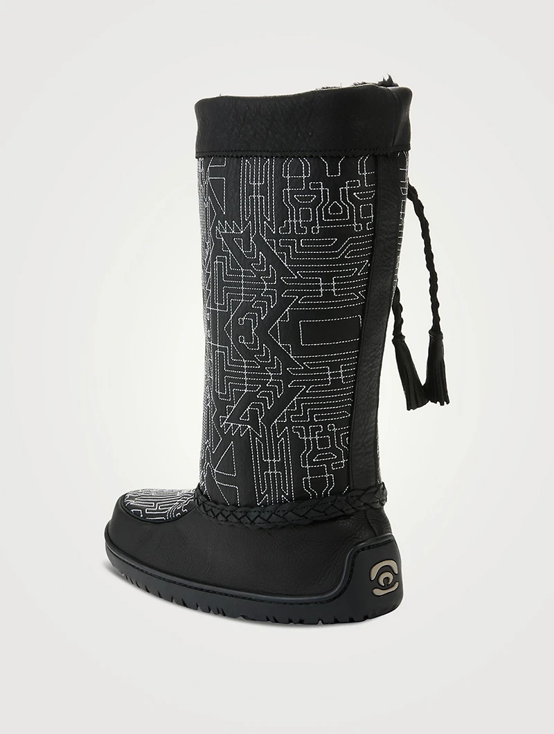 Caroline Monnet Leather Tamarack Boots