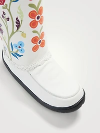 Christi Belcourt Tamarak Leather Mukluks
