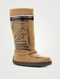 Victorias Arctic Fashion Leather Tamarack Boots