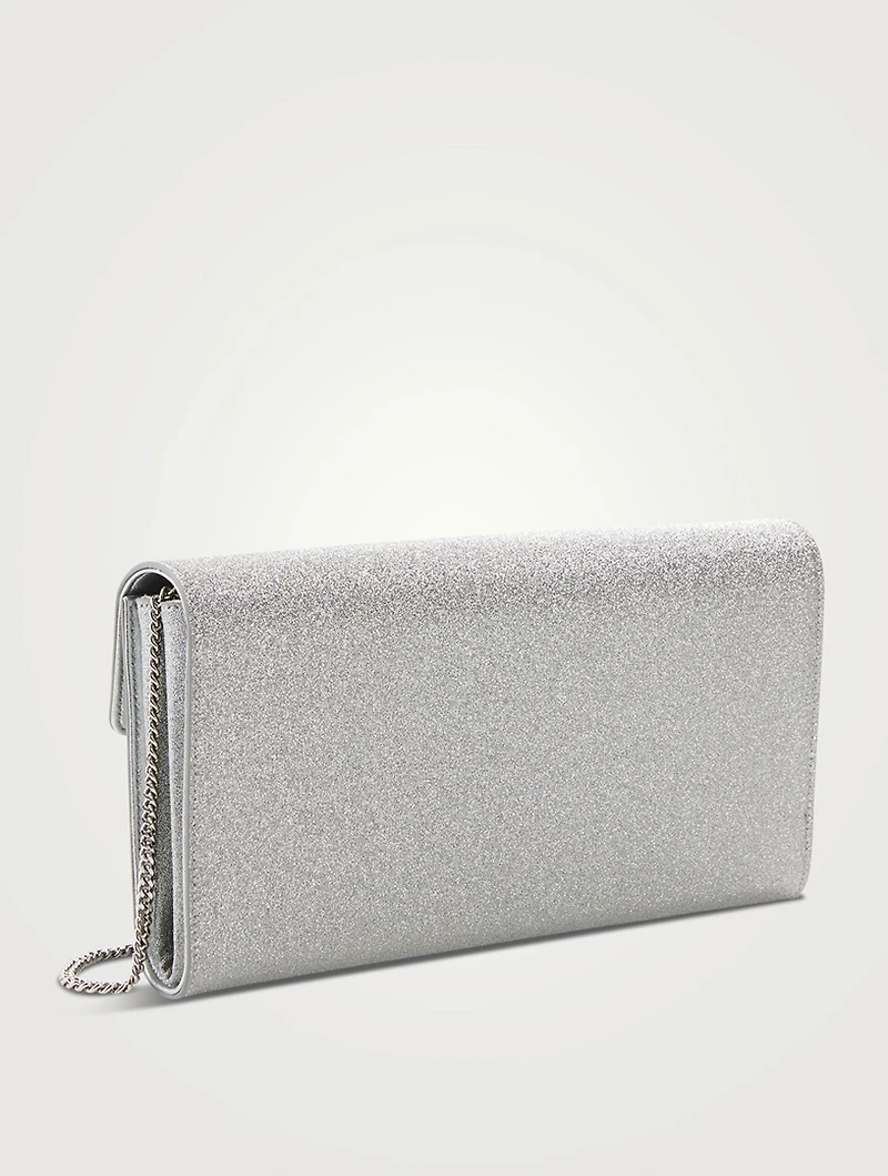 Broche Vivier Strass Buckle Clutch