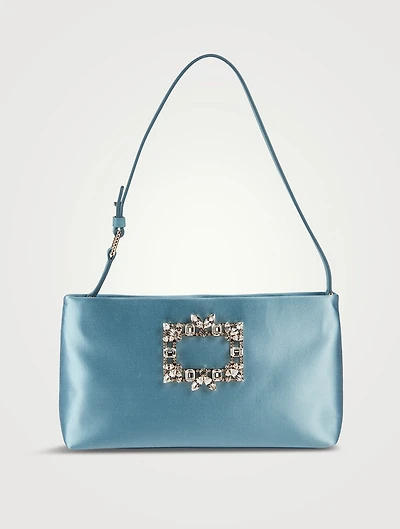 Mini Nightlily Broche Satin Shoulder Bag