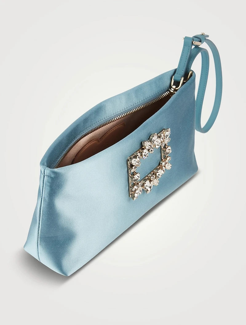 Mini Nightlily Broche Satin Shoulder Bag