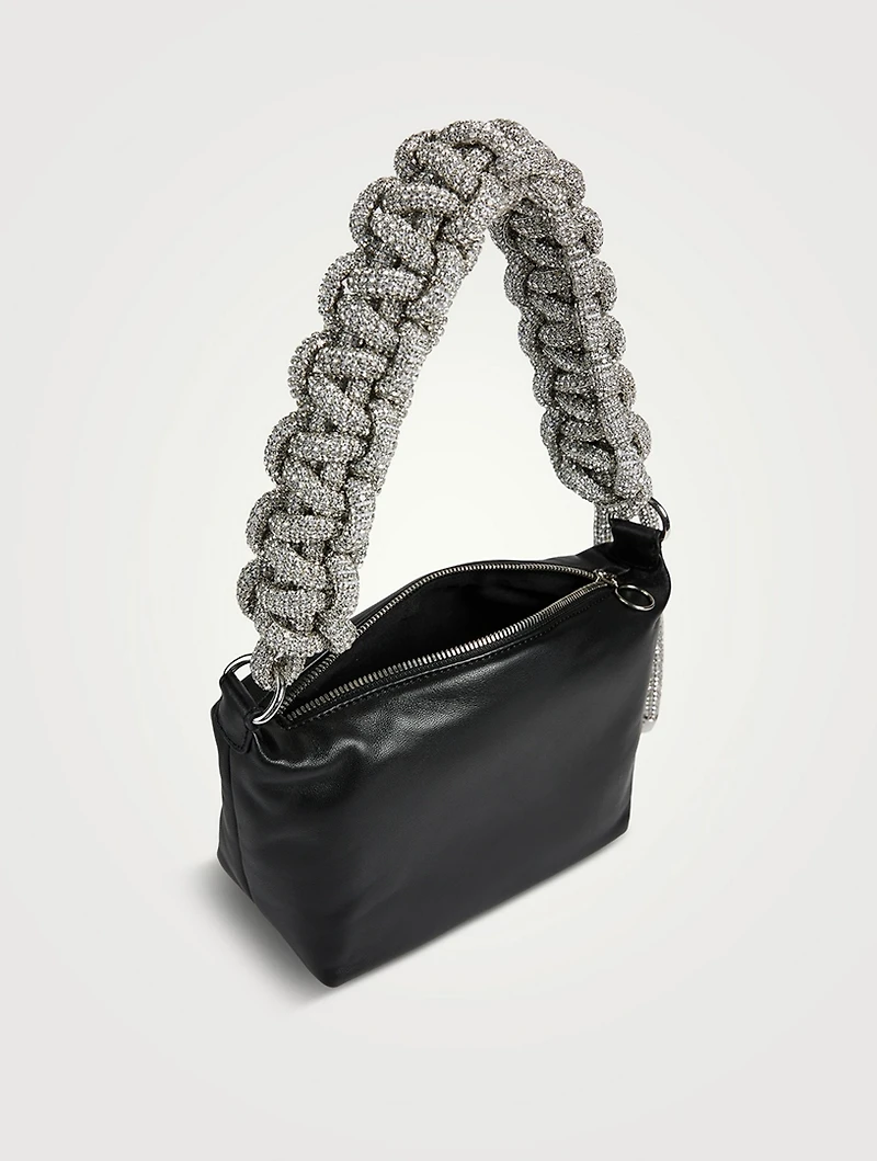 Crystal Cobra Leather Pouch