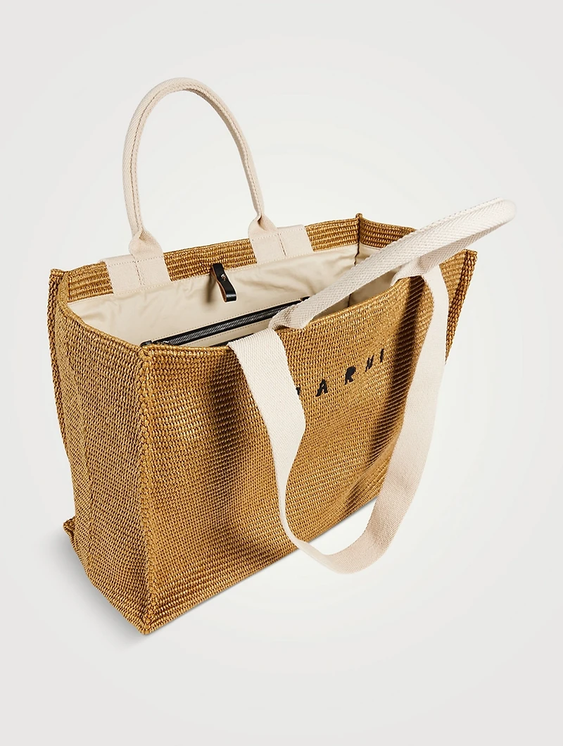 Large Basket Tote Bag