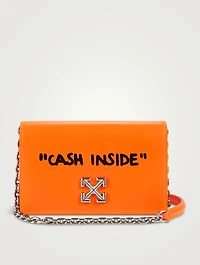 Jitney 0.5 Quote Leather Crossbody Bag