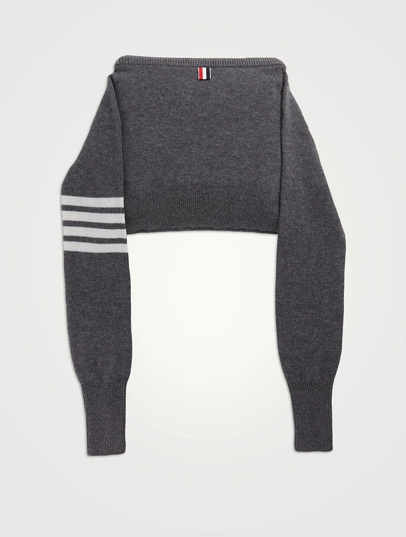 Wool Sweater Messenger Bag