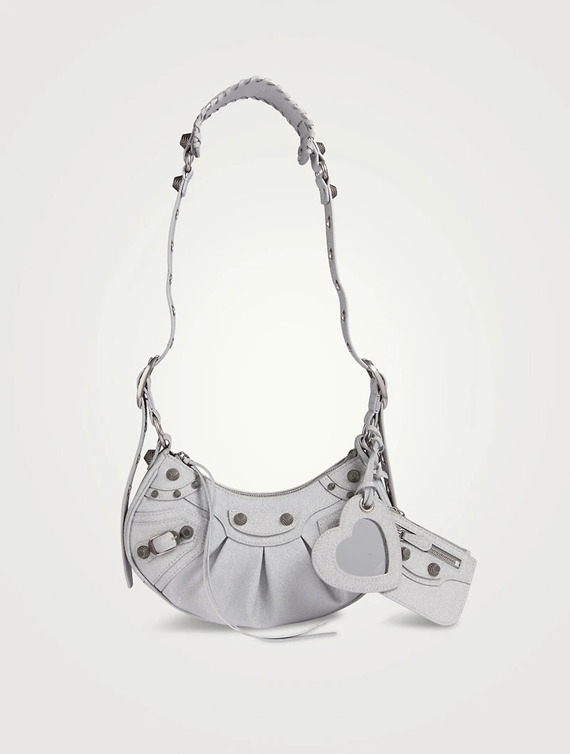 XS Le Cagole Glitter Shoulder Bag