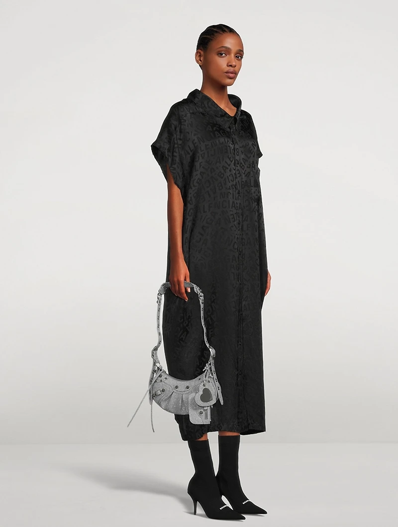 XS Le Cagole Glitter Shoulder Bag