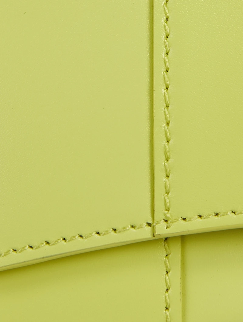 Hourglass Leather Chain Wallet